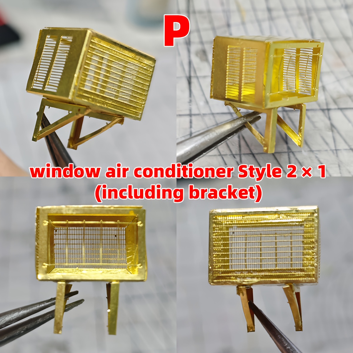 1/35 Scale Model Kit, Photo Etch Building Window